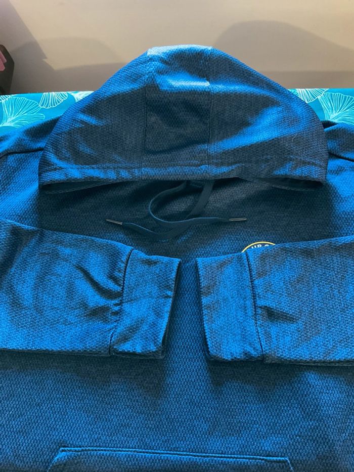 Sweat à capuche pour femme Adidas Club Cruz Volleyball bleu marine taille XLT 48T 50T 216 - photo numéro 8