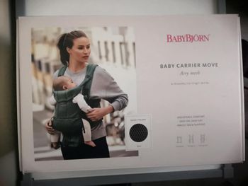 BabyBjörn Porte-bébé Move, Mesh 3D, Noir