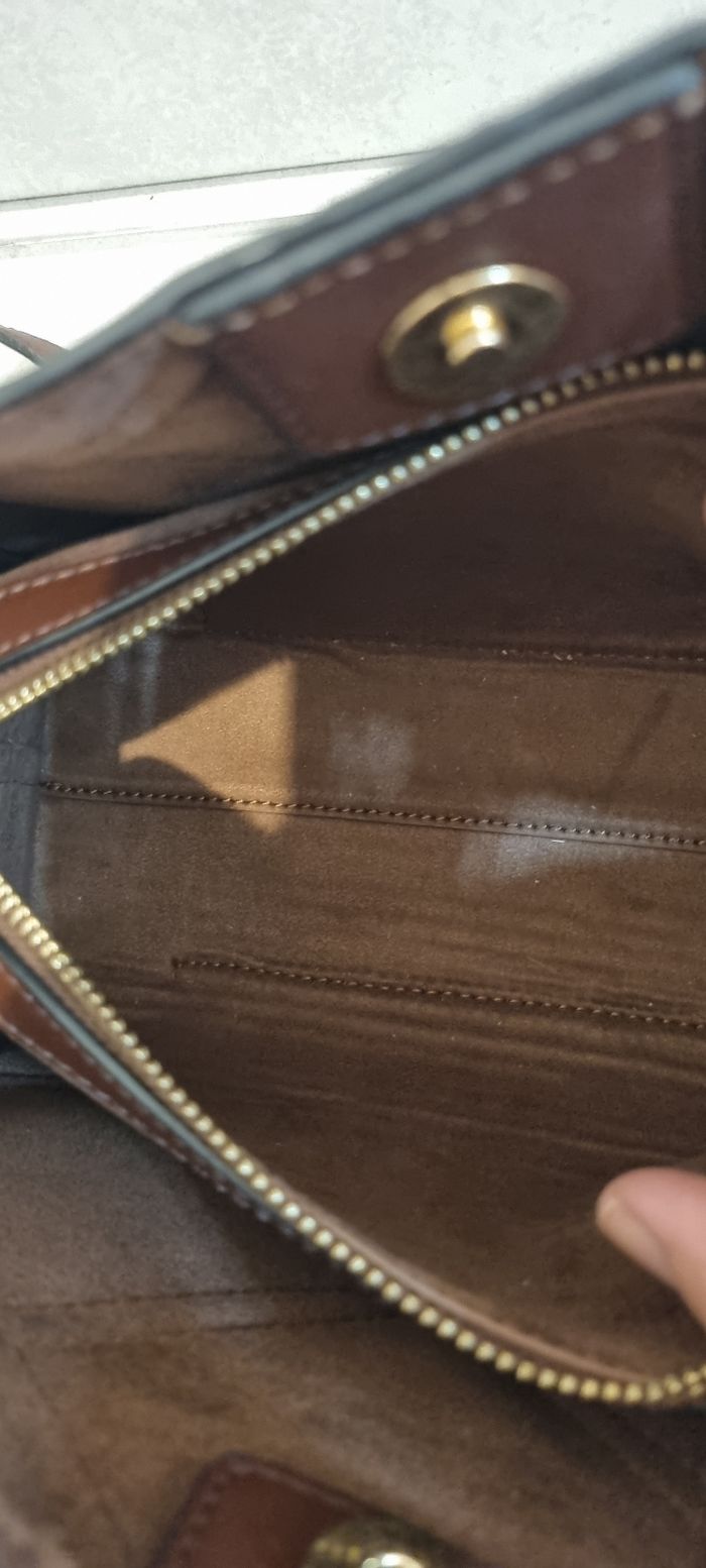 Sac à main bandoulière marron marella - photo numéro 5