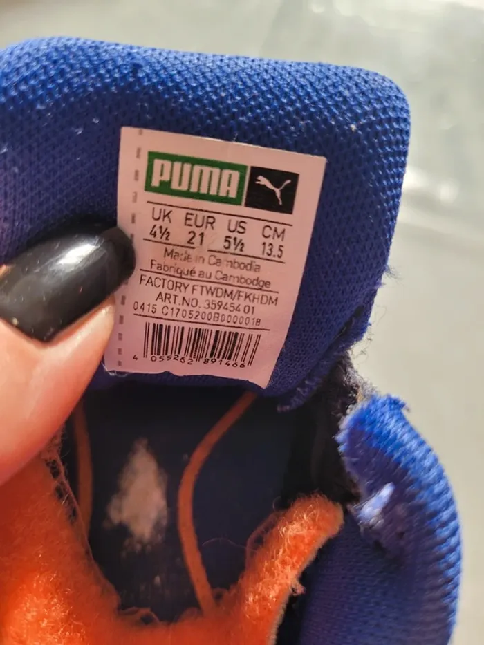 Puma Trinomic taille 21 - photo numéro 3