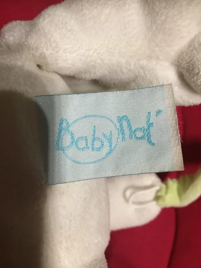 Doudou ours blanc Baby Nat - photo numéro 4