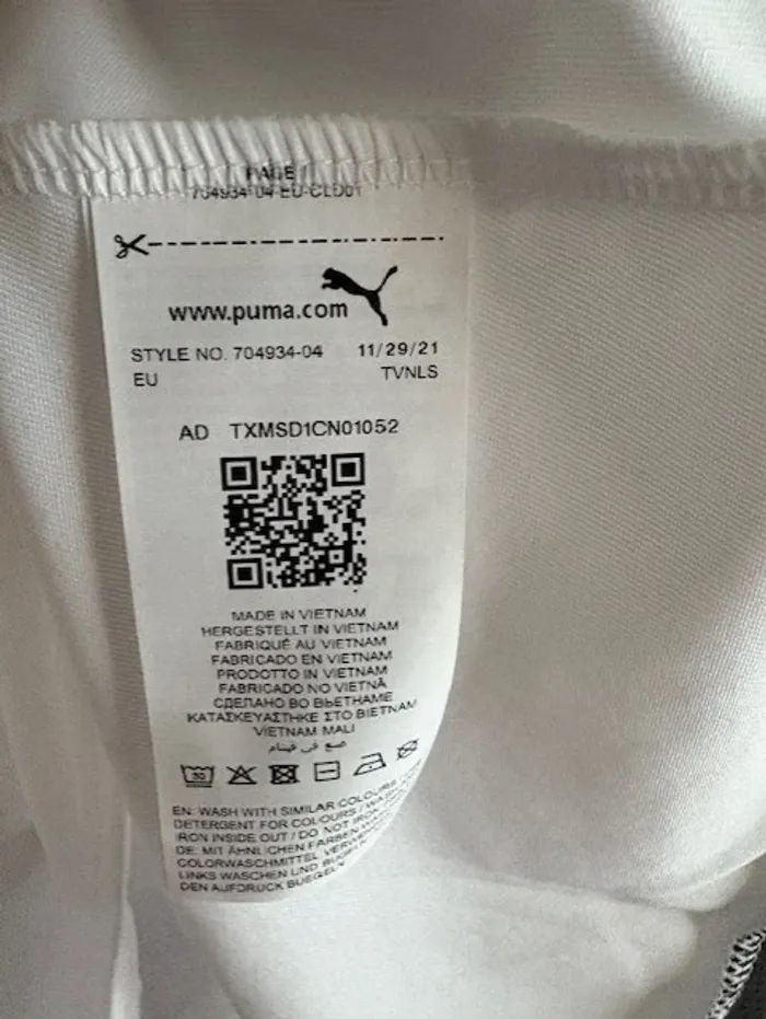 t shirt de sport homme puma blanc taille L - photo numéro 8