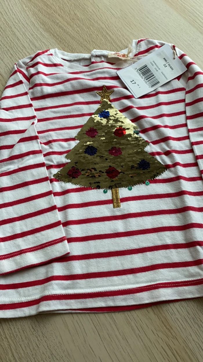 Tee shirt manches longues 2 and neuf - photo numéro 2