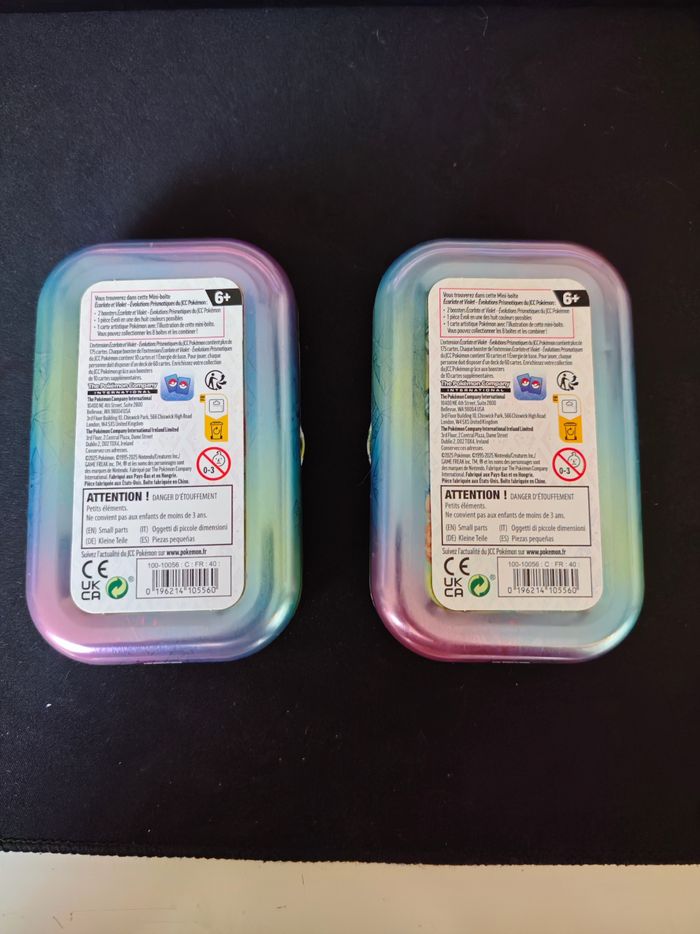 Mini Tin évolution prismatique vide - photo numéro 2