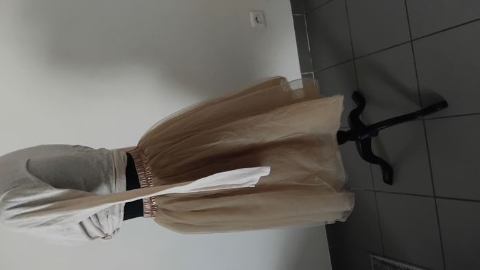 Jupe en Tulle Beige Élégante - Style Romantique - photo numéro 3