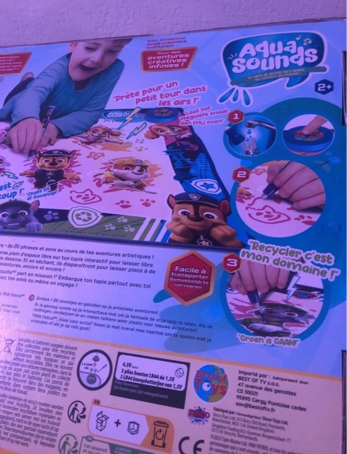 Tapis de dessins à l’eau interactif pat patrouille - photo numéro 5