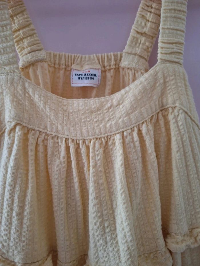Robe été jaune TAO 8 ans - photo numéro 2