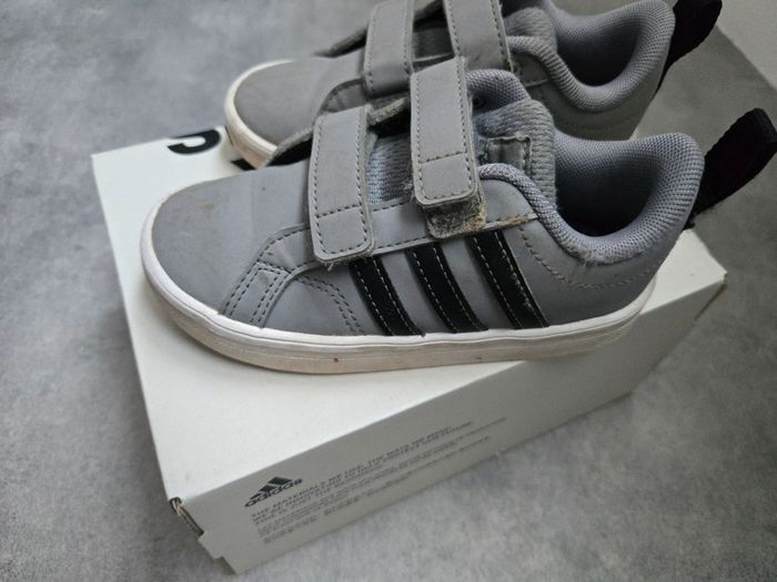 Basket tennis Adidas grise, 25 - photo numéro 4