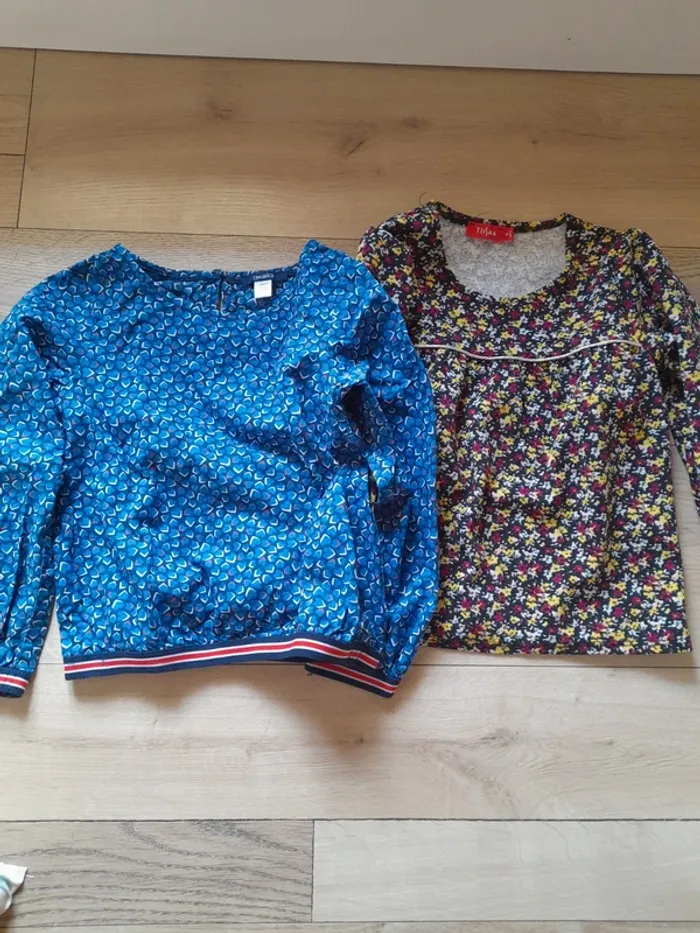Lot de 2 blouses pour fille 5 ans