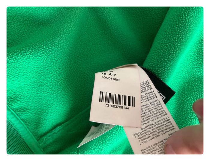 Coupe vent junior Stone Island taille xs vert pomme - photo numéro 13
