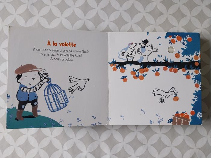 Livre sonore "Mes Chansons de France" Vol.1 – 6 puces audio – Bébé 1 an+ - photo numéro 6