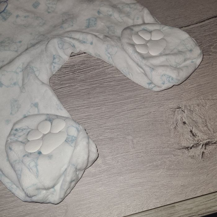 Pyjama & moufles winnie taille 1-3 mois disney - photo numéro 4