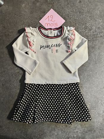 Robe "princess love" 12 mois
