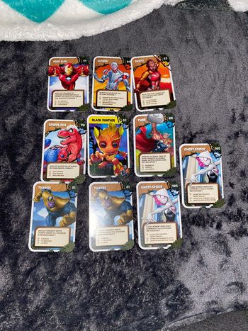 Cartes Marvel