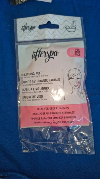AfterSpa éponge Nettoyante faciiale