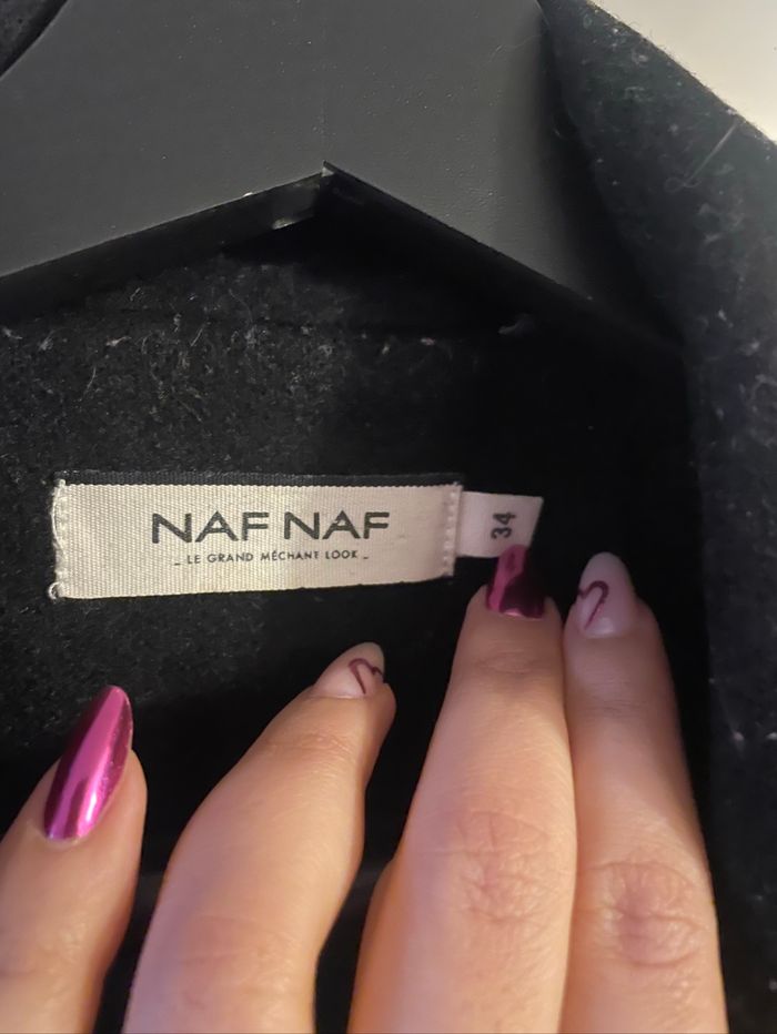 Manteau en laine naf naf - photo numéro 2