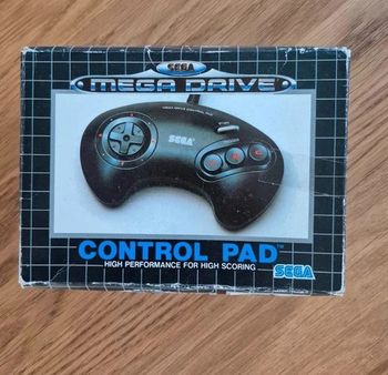 Manette officielle SEGA Megadrive - Control Pad - En boite - Bouton Rouge