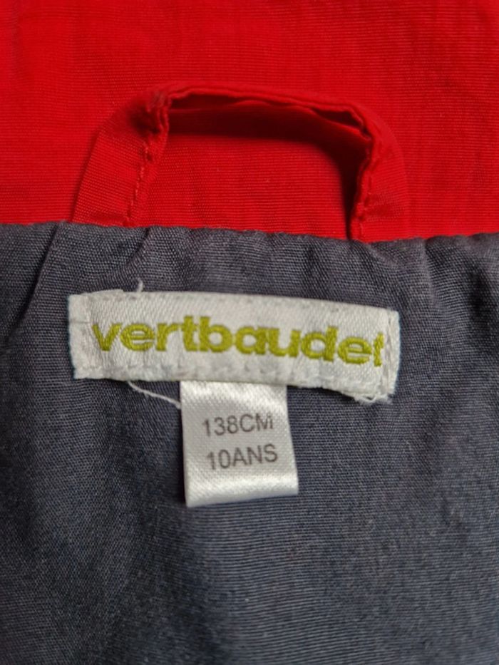 Blouson avec capuche rouge Vertbaudet 10 ans - photo numéro 5