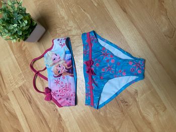 maillot de bain la reine des neiges fille 4ans