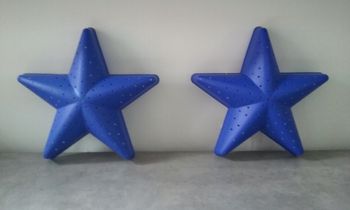 2 appliques étoile Ikéa
