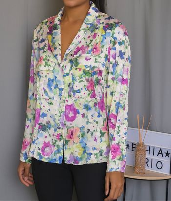 Blouse fluide imprimée Promod - taille 36- Parfait état