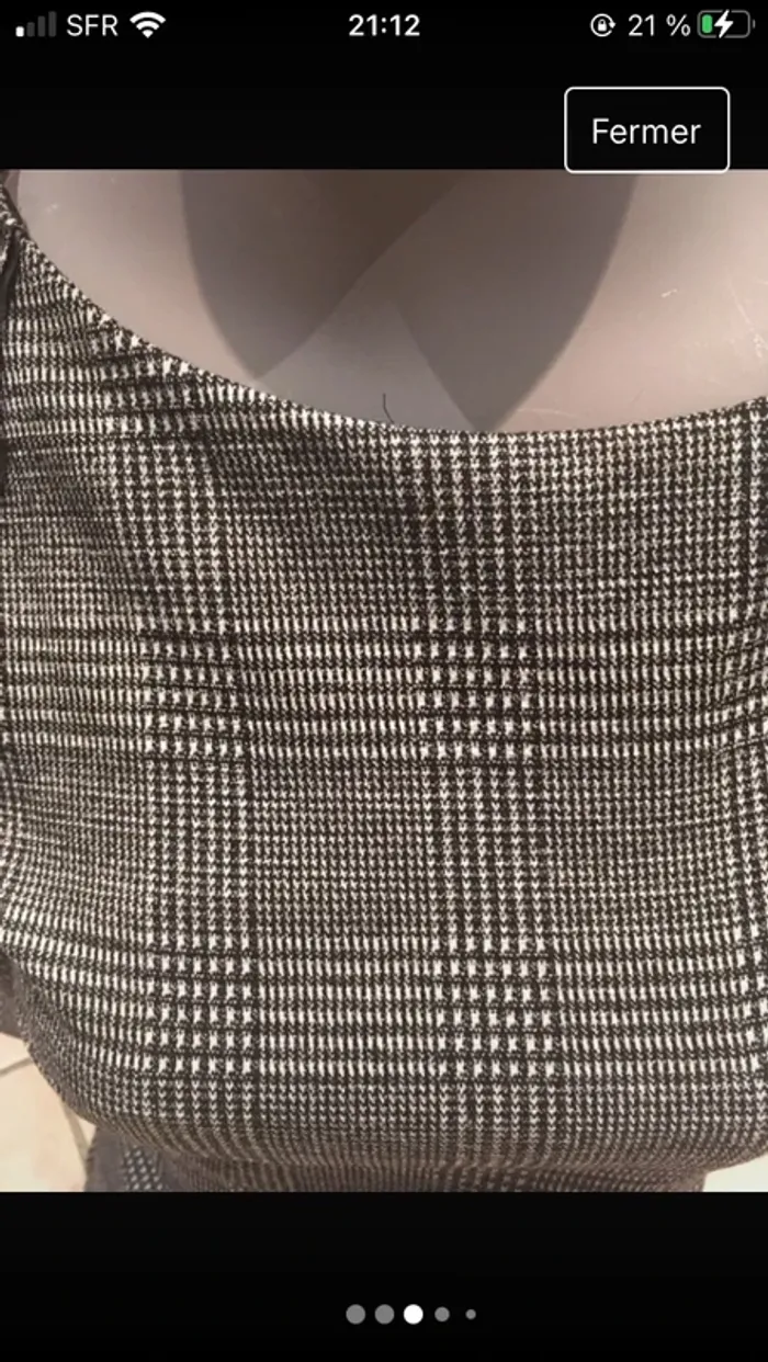 Superbe robe chic et sophistiquée de marque Mango excellent état en S 36/38 - photo numéro 4