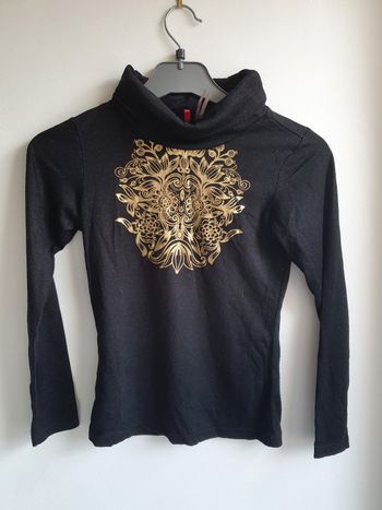 Pull col roulé fille 10 ans