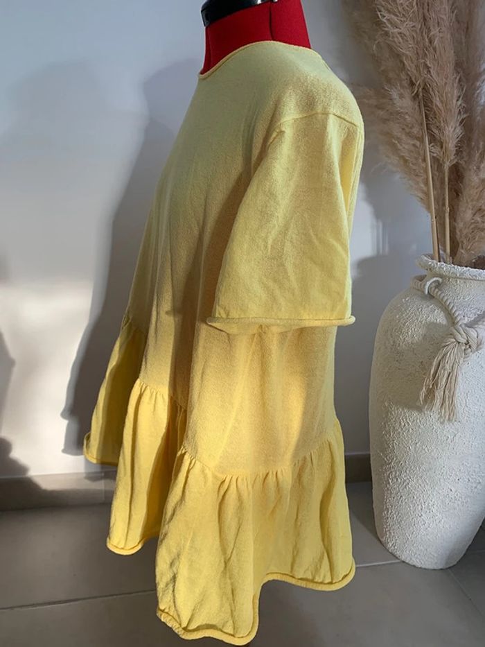 haut et t-shirt Zara jaune taille S - photo numéro 5