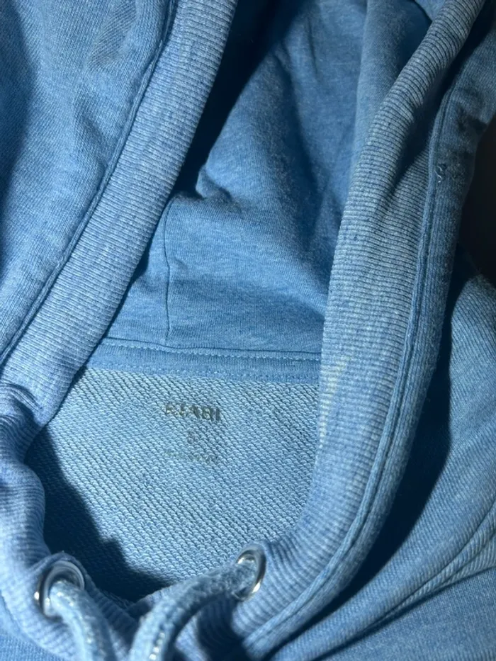 Pull à capuche bleue kiabi - photo numéro 8