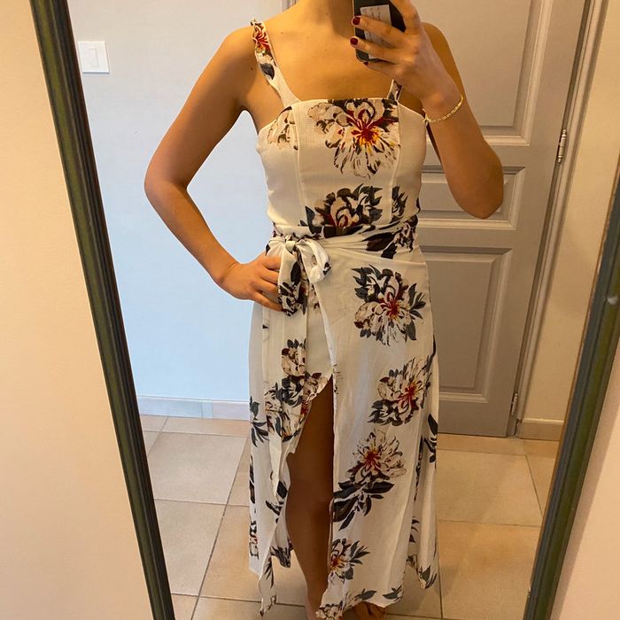 Robe longue voile