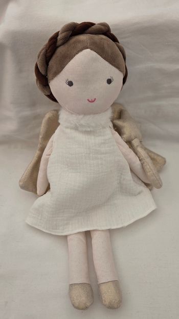 Doudou poupee fée 42 cm - Ailes / baguette - Primark