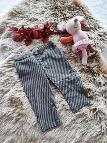 Legging rayé gris Kiabi 9 mois
