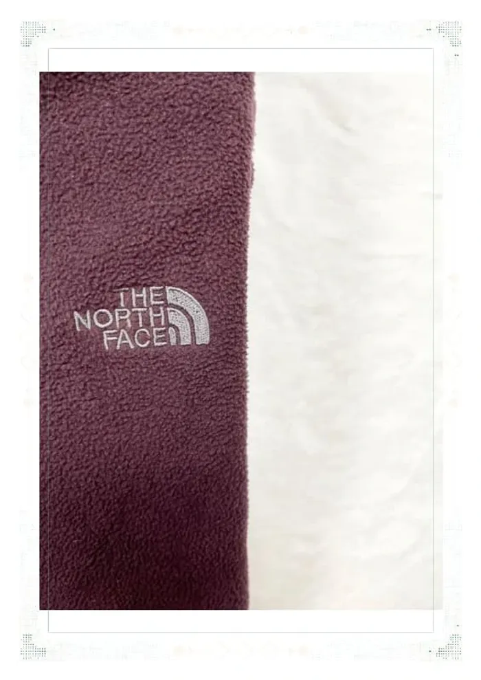 The North Face polaire bordeaux femme taille L full zip polyester - photo numéro 6