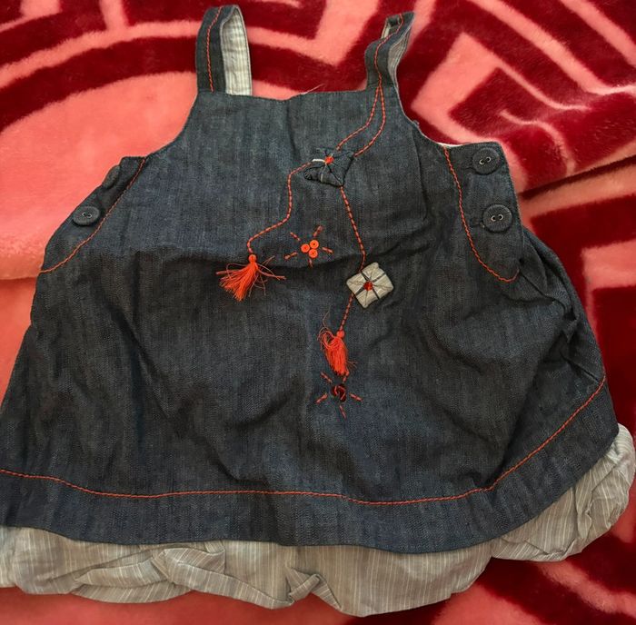 Robe bleu 6 mois