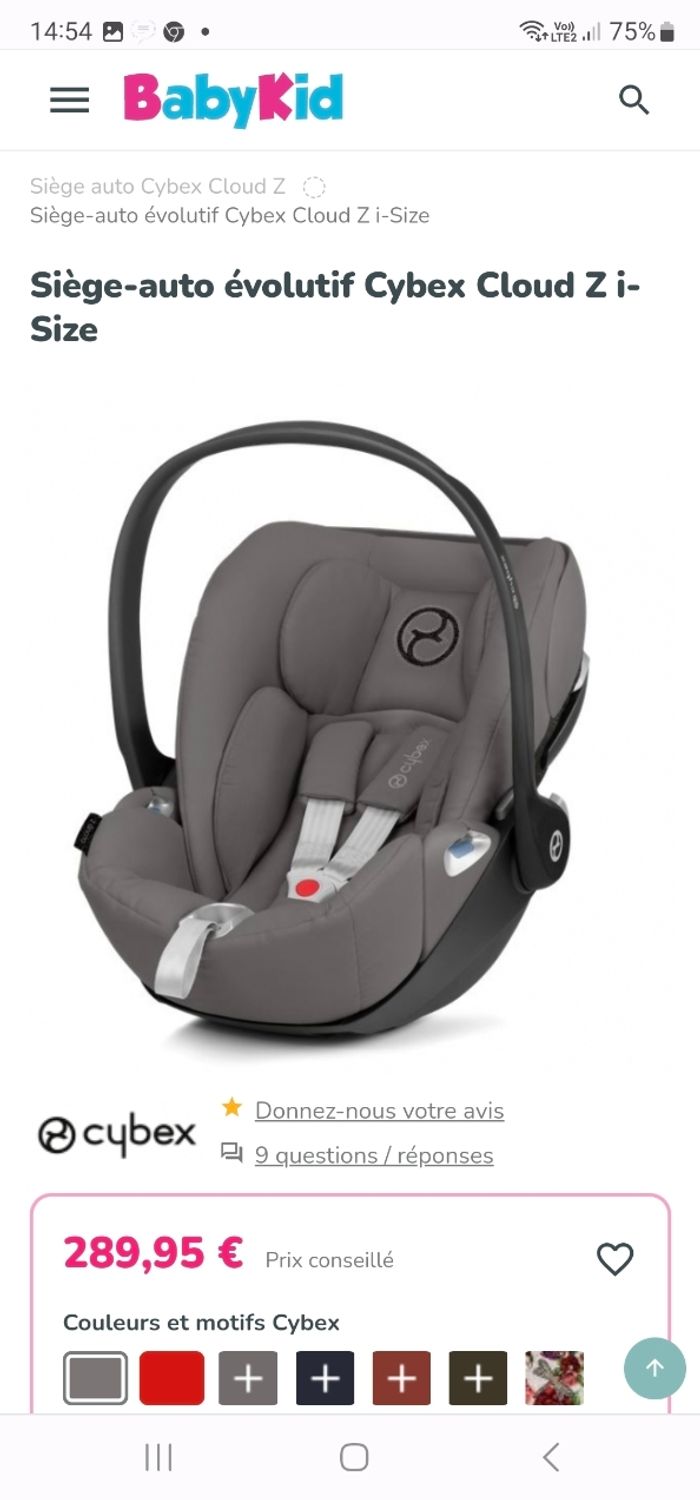 Cosy cybex gazelle s