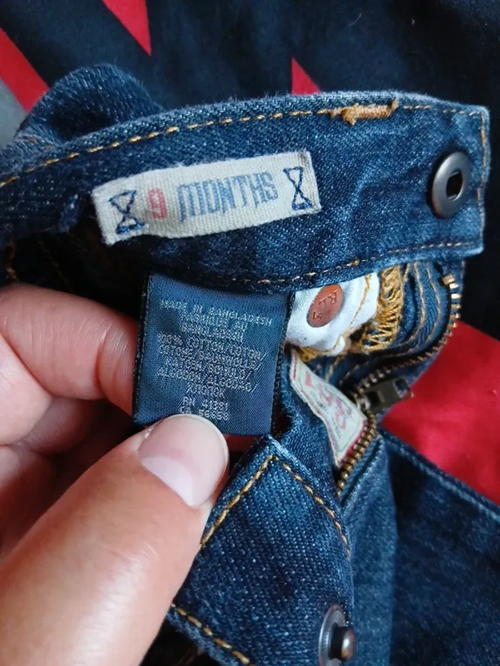 Jean Ralph Lauren taille 9 mois - photo numéro 7