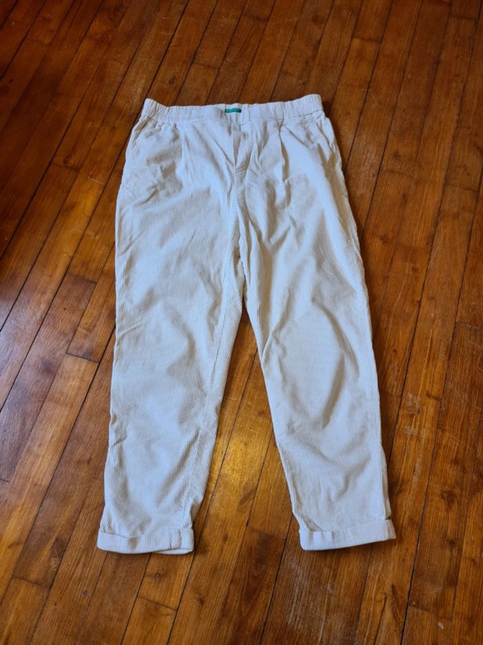 Pantalon velours Benetton T44