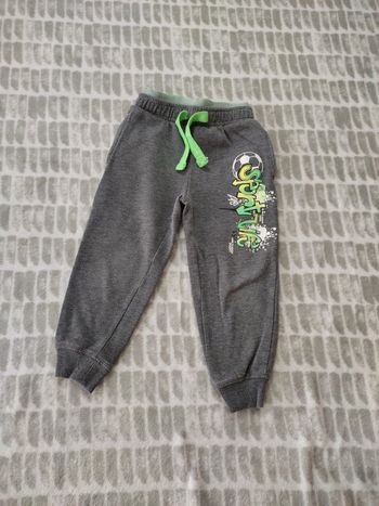 Pantalon sport jogging survêtement gris vert in extenso 4 ans