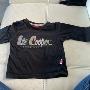 T shirt longue manche lee cooper