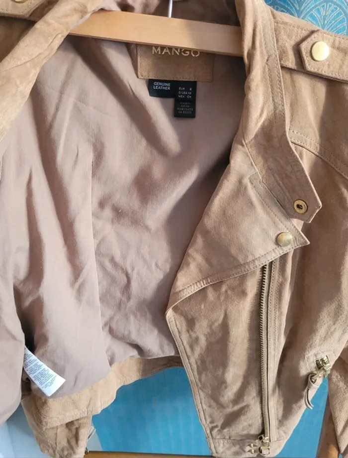 Veste Mango en cuir - photo numéro 2