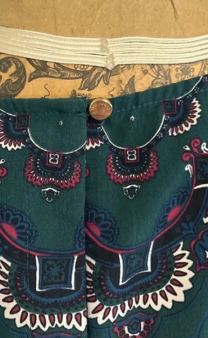 Pepe Jeans blouse verte imprimée mandala taille M - photo numéro 4