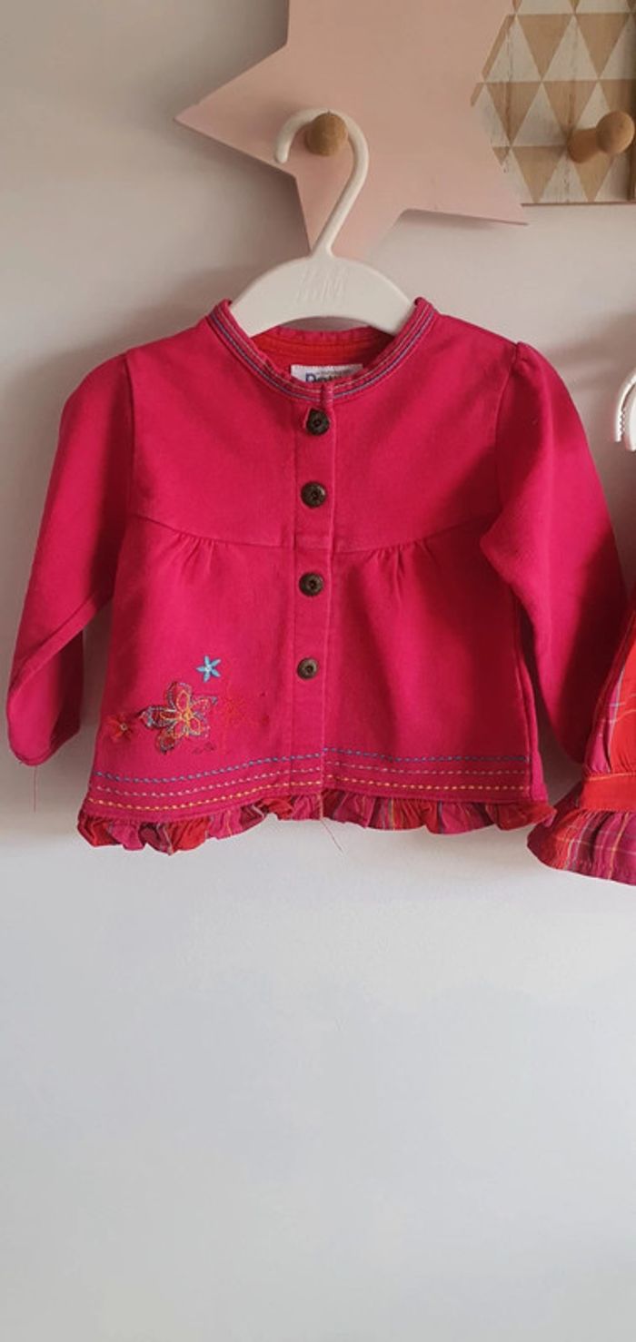 Blouse et gilet La Cie des petits 12m - photo numéro 2