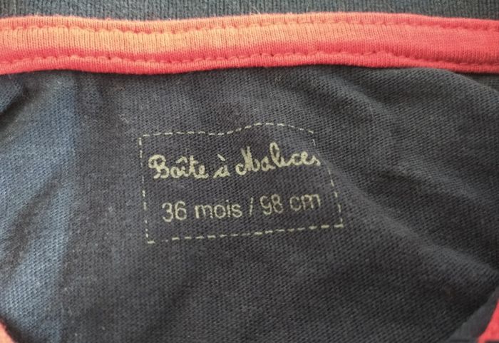 Polo manches longues garçon 3 ans - photo numéro 2