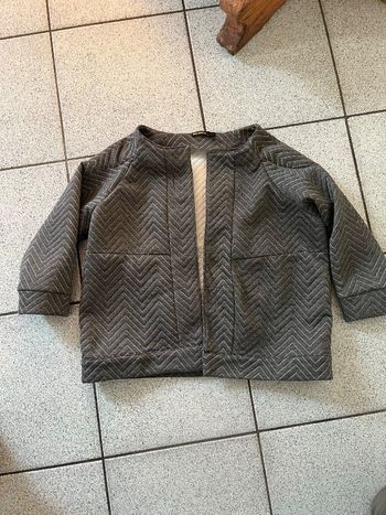 Veste ouverte grise