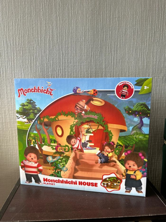Maison Monchhichi - jouet ludique - neuf - 3 ans