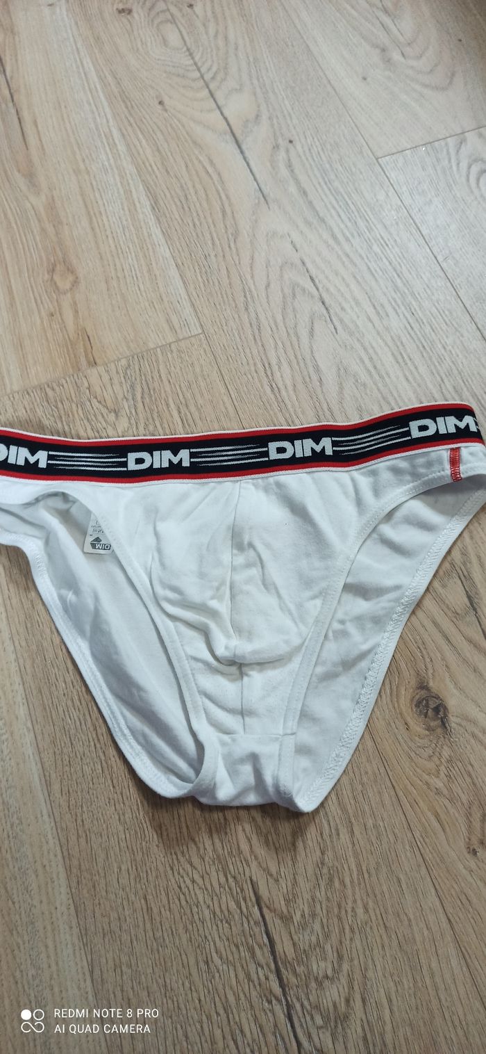 Slip blanc t. L