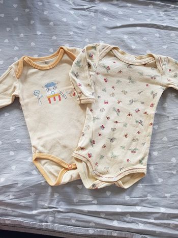 Lot de 2 bodys manches longues