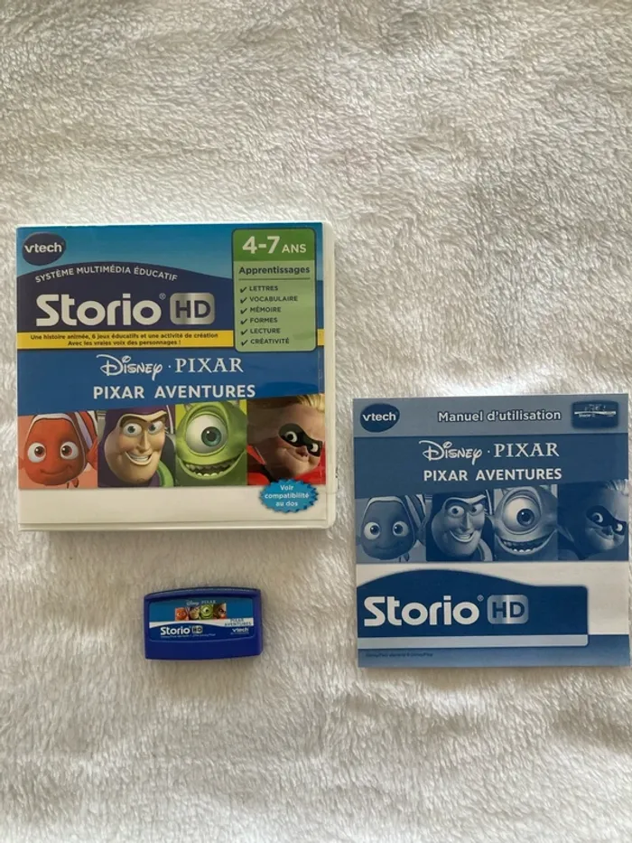 Jeu storio Pixar aventures en HD