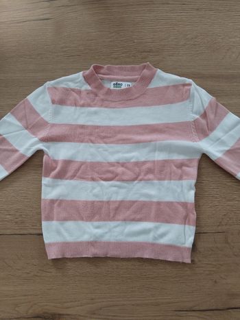 Pull court à rayures 12 ans