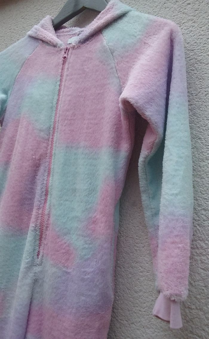 Combinaison pyjama licorne avec capuche fille - photo numéro 2